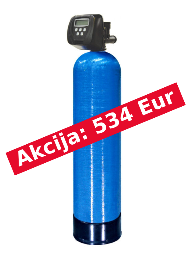 Vienkoloninis geležies šalinimo filtras su automatinio valdymo vožtuvu Clack 