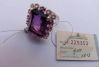 Ispudingas ziedas ametistas, granatai, rodolitai 